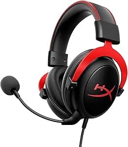 HyperX Cloud II Wired Gaming Headset - Black-Red