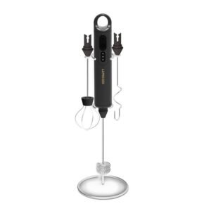 Lepresso Forthmate Milk Frother With Interchangeable Whisks